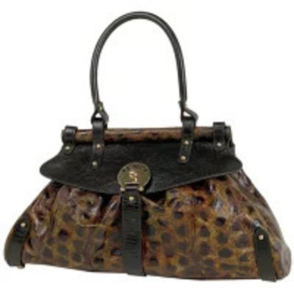 Fendi Borsa Magic Handbag Leather Brown